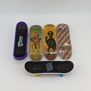 🔥 Bundle of 5 Fingerboards – 4 Tech Deck + 1 TMNT